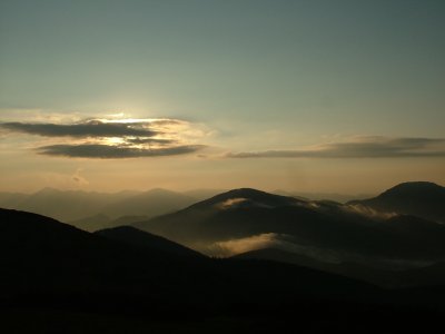 smrak nad Tatrami