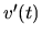 $v'(t)$