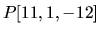 $P[11,1,-12]$