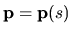 ${\bf p}={\bf p}(s)$