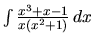 $\int \frac{x^3+x-1}{x(x^2+1)}\,dx$