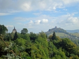 Panoramatické výhľady popri ceste k bani.